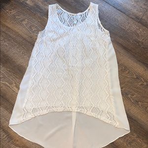 White Lace Tank